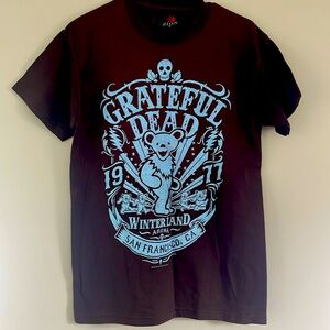 Grateful Dead Winterland 1977 T-Shirt 2008 Dancing Bears Size Small